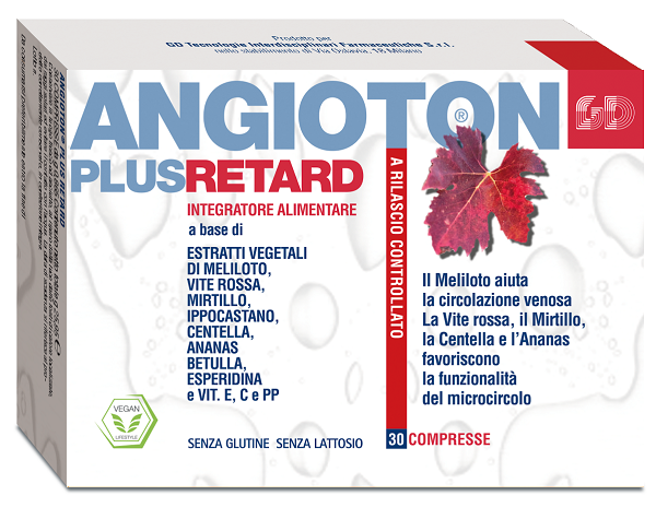 ANGIOTON PLUS RETARD 30 COMPRESSE - Farmacia Mastrangelo 