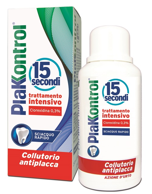PLAKKONTROL 15 SECONDI COLLUTORIO 250 ML - Farmacia Mastrangelo 