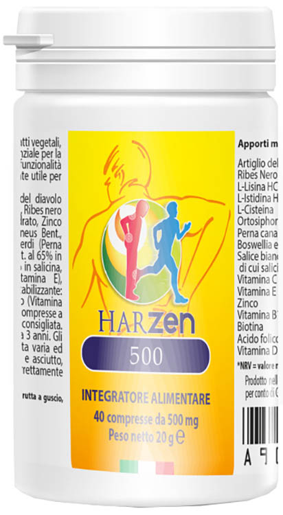 HARZEN 500 40 COMPRESSE - Farmacia Mastrangelo 