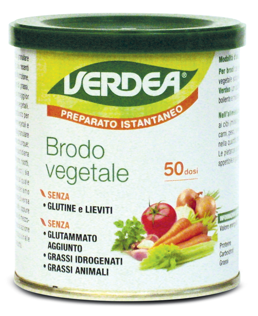 VERDEA PREPARATO ISTANTANEO BRODO VEGETALE 200 G - Farmacia Mastrangelo 