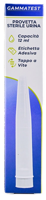 PROVETTA STERILE PER URINA 12ML GAMMADIS - Farmacia Mastrangelo 