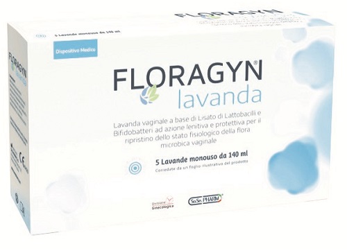 LAVANDA VAGINALE A BASE DI LATTOBACILLI LISATI FLORAGYN LAVANDA 140ML 5FLACONI - Farmacia Mastrangelo 