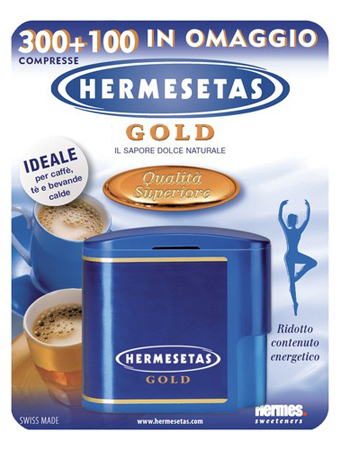 HERMESETAS GOLD 300+100 COMPRESSE 20 G - Farmacia Mastrangelo 