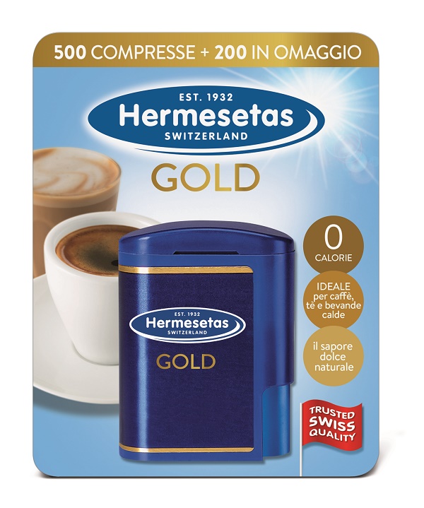 HERMESETAS GOLD 500+200 COMPRESSE 35 G - Farmacia Mastrangelo 