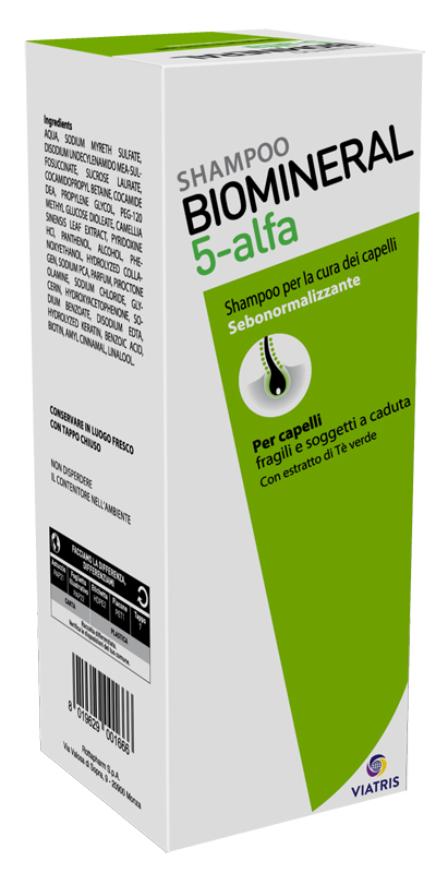 BIOMINERAL 5 ALFA SHAMPOO 200 ML - Farmacia Mastrangelo 