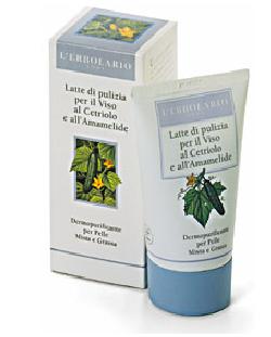 LATTE DI PULIZIA PER VISO CETRIOLO E AMAMELIDE 125 ML - Farmacia Mastrangelo 