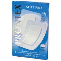 GARZA COMPRESSA PRONTEX SOFT PAD AUTOADESIVA 10X15CM 6 PEZZI - Farmacia Mastrangelo 