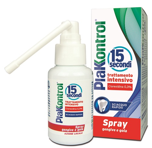 PLAKKONTROL 15 SECONDI COLLUTORIO SPRAY 50 ML - Farmacia Mastrangelo 