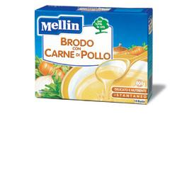 MELLIN BRODO CARNE POLLO 10 BUSTINE X 5 G - Farmacia Mastrangelo 