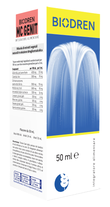 BIODREN MC GENIT SOLUZIONE IDROALCOLICA 50 ML - Farmacia Mastrangelo 