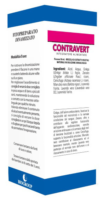 CONTRAVERT 50 ML SOLUZIONE IDROALCOLICA - Farmacia Mastrangelo 
