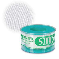 CEROTTO ROCCHETTO PRONTEX SILK SETA 2,5X500 CM - Farmacia Mastrangelo 