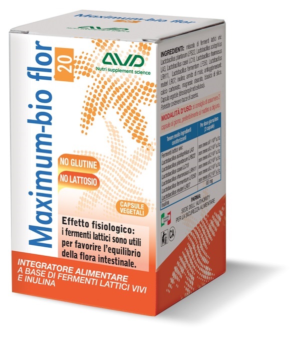 MAXIMUM BIO FLOR 20 40 CAPSULE - Farmacia Mastrangelo 