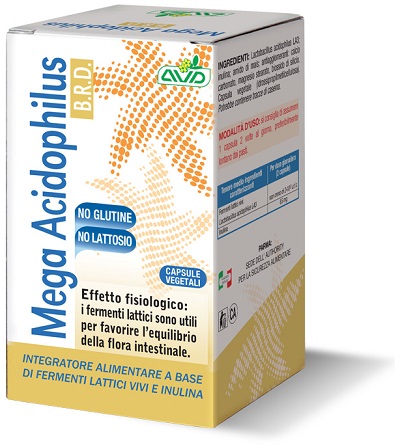 MEGA ACIDOPHILUS 75 CAPSULE MIRABILIS - Farmacia Mastrangelo 