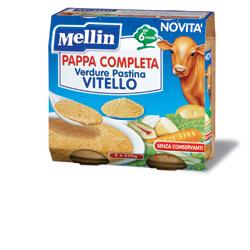 MELLIN PAPPA COMPLETA VITELLO 250 G 2 PEZZI - Farmacia Mastrangelo 