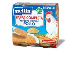 MELLIN PAPPA COMPLETA POLLO 250 G 2 PEZZI - Farmacia Mastrangelo 
