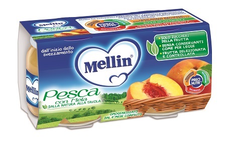 MELLIN OMOGENEIZZATO PESCA MELA 100 G 2 PEZZI - Farmacia Mastrangelo 
