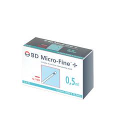 SIRINGA INSULINA BECTON DICKINSON 0,5 ML 100 UI AGO GAUGE 29 30 PEZZI - Farmacia Mastrangelo 