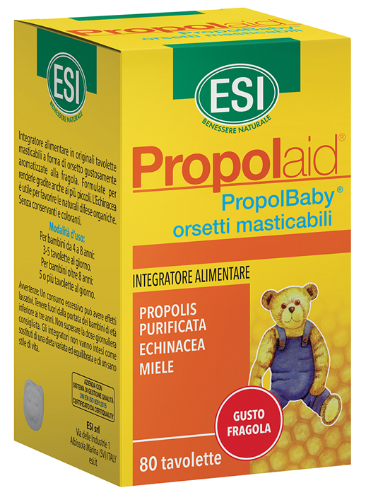 ESI PROPOLAID ORSETTI JUNIOR 80 TAVOLETTE - Farmacia Mastrangelo 
