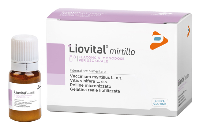 LIOVITAL MIRTILLO 8 FLACONCINI 10 ML - Farmacia Mastrangelo 