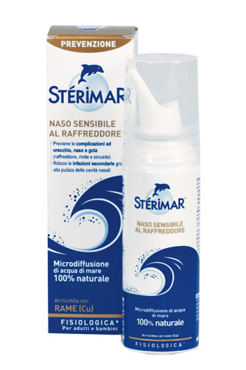 STERIMAR NASO SENSIBILE AL RAFFREDDORE ACQUA DI MARE SPRAY 100 ML - Farmacia Mastrangelo 