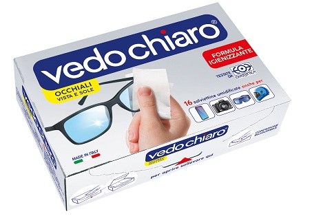 VEDOCHIARO OCCHIALI 16 SALVIETTE UMIDIFICATE - Farmacia Mastrangelo 