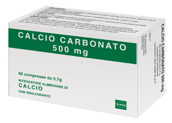 CALCIO CARBONATO 60 COMPRESSE - Farmacia Mastrangelo 
