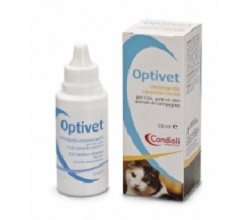 OPTIVET DETERGENTE PER OCCHI PER CANI E GATTI FLACONE 50 ML - Farmacia Mastrangelo 