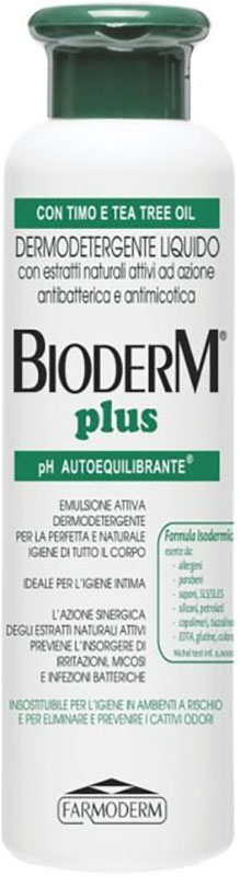 BIODERM PLUS ANTIBATTERICO 500 ML - Farmacia Mastrangelo 