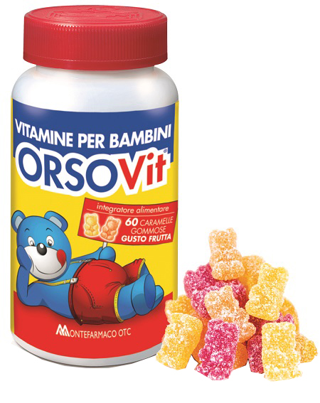 ORSOVIT CARAMELLE GOMMOSE VITAMINA BB SENZA GLUTINE 60 PEZZI - Farmacia Mastrangelo 