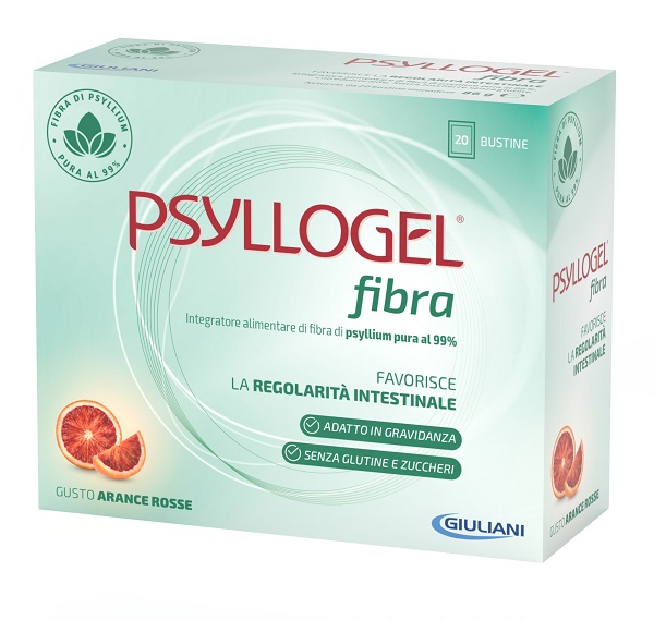PSYLLOGEL FIBRA ARANCE ROSSE 20 BUSTINE - Farmacia Mastrangelo 
