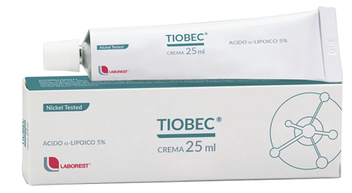 TIOBEC CREMA ACIDO LIPOICO 5% 25 ML - Farmacia Mastrangelo 