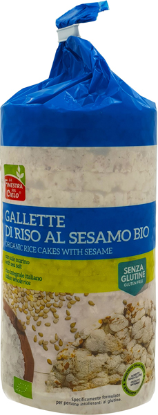 FSC GALLETTE DI RISO AL SESAMO BIOLOGICHE 100 G - Farmacia Mastrangelo 