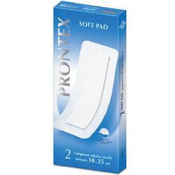 GARZA COMPRESSA PRONTEX SOFT PAD 10X25 CM 2 PEZZI - Farmacia Mastrangelo 