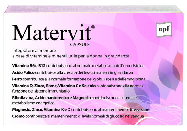 MATERVIT 30 CAPSULE - Farmacia Mastrangelo 