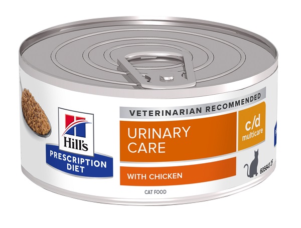 PRESCRIPTION DIET FELINE URINARY CARE C/D MULTICARE CHICKEN&VEGETABLES 156 G - Farmacia Mastrangelo 