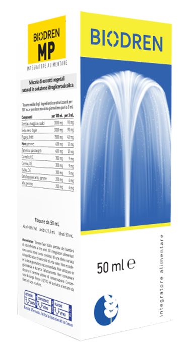 BIODREN M-P SOLUZIONE IDROALCOLICA 50 ML - Farmacia Mastrangelo 