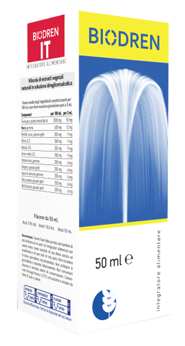 BIODREN IT SOLUZIONE IDROALCOLICA 50 ML - Farmacia Mastrangelo 
