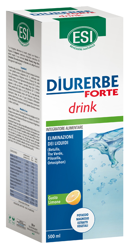 ESI DIURERBE FORTE DRINK LIMONE 500 ML - Farmacia Mastrangelo 
