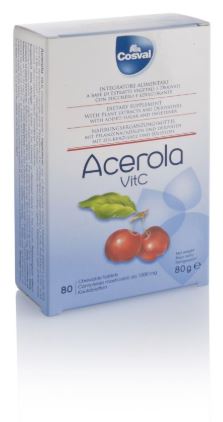 ACEROLA VITAMINA C 80 TAVOLETTE - Farmacia Mastrangelo 