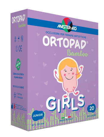CEROTTO OCULARE PER ORTOTTICA ORTOPAD GIRLS JUNIOR 5X6,7 20 PEZZI - Farmacia Mastrangelo 