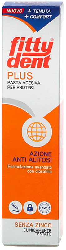 FITTYDENT PLUS ADESIVO PROTESI 40 G - Farmacia Mastrangelo 