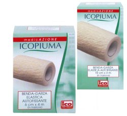ICOPIUMA BENDA GARZA ELASTICA AUTOFISSANTE CM6X4MT 1 PEZZO - Farmacia Mastrangelo 