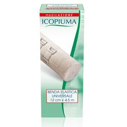 ICOPIUMA BENDA ELASTICA UNIVERSALE 12X450 CM - Farmacia Mastrangelo 