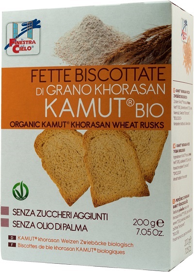 FSC FETTE BISCOTTATE DI KAMUT BIO SENZA ZUCCHERI AGGIUNTI CON OLIO DI GIRASOLE SENZA OLIO DI PALMA 200 G - Farmacia Mastrangelo 