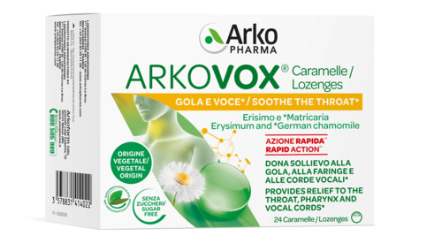 ARKOVOX MENTA/EUCALIPTO 24 CARAMELLE - Farmacia Mastrangelo 