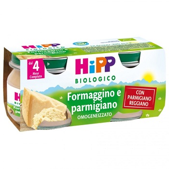 HIPP BIO OMOGENEIZZATO FORMAGGINO AI TRE FORMAGGI 2X80 G - Farmacia Mastrangelo 