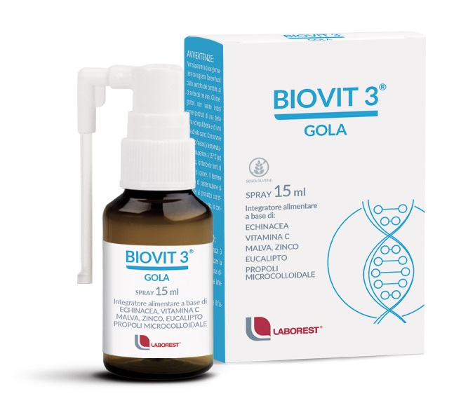 BIOVIT 3 GOLA 1 FIALA 15 ML SPRAY - Farmacia Mastrangelo 