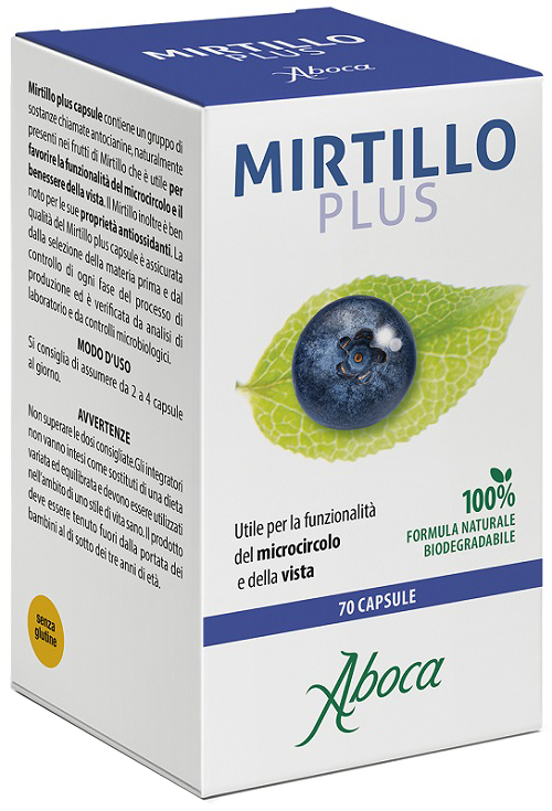MIRTILLO PLUS 70 CAPSULE - Farmacia Mastrangelo 