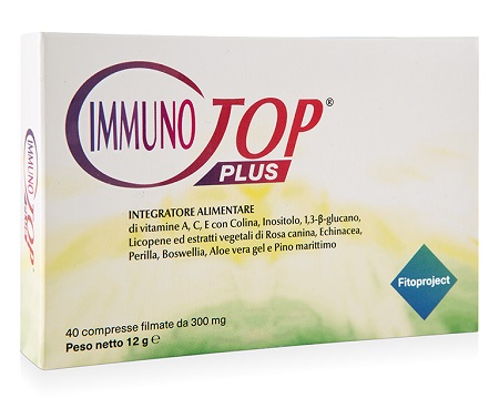 IMMUNOTOP PLUS 40 COMPRESSE FILMATE DA 300 MG - Farmacia Mastrangelo 
